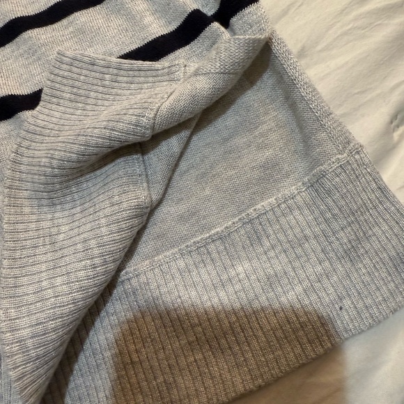 41 Hawthorn Women’s Lightweight Silk Blend Striped Turtleneck NWOT Size M - Picture 3 of 7